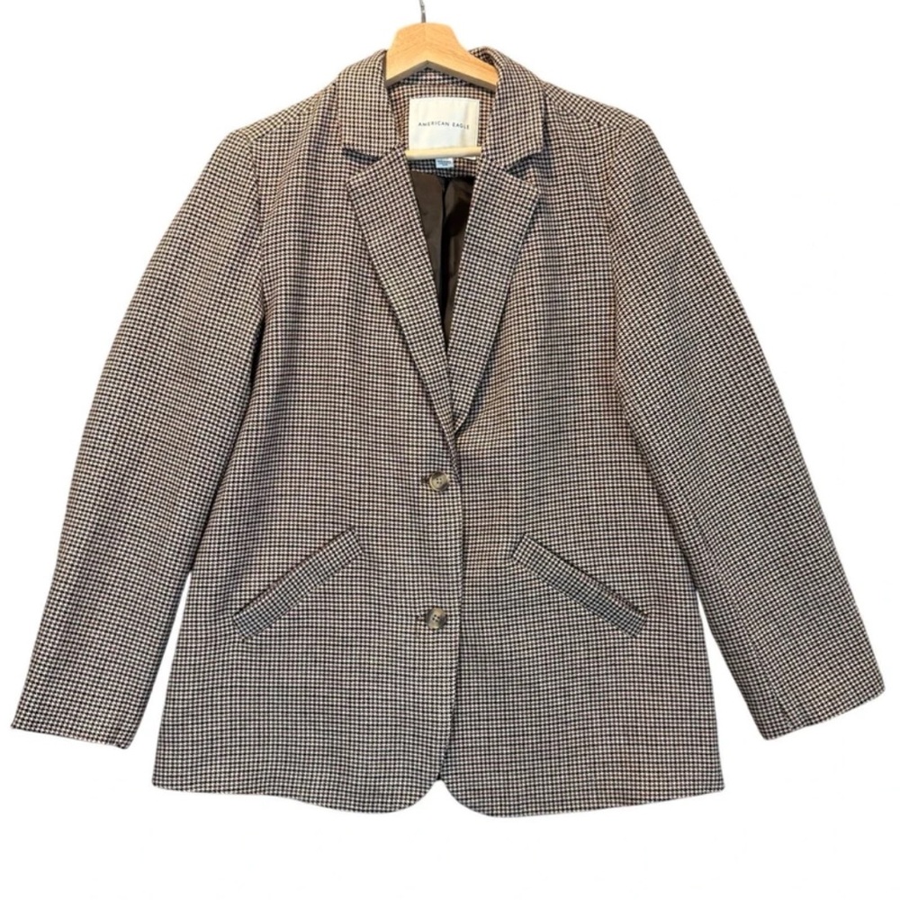 American Eagle Outfitters Houndstooth Blazer